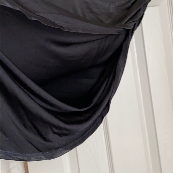 UO urban outfitters black ruched midi skirt - Picture 8 of 11